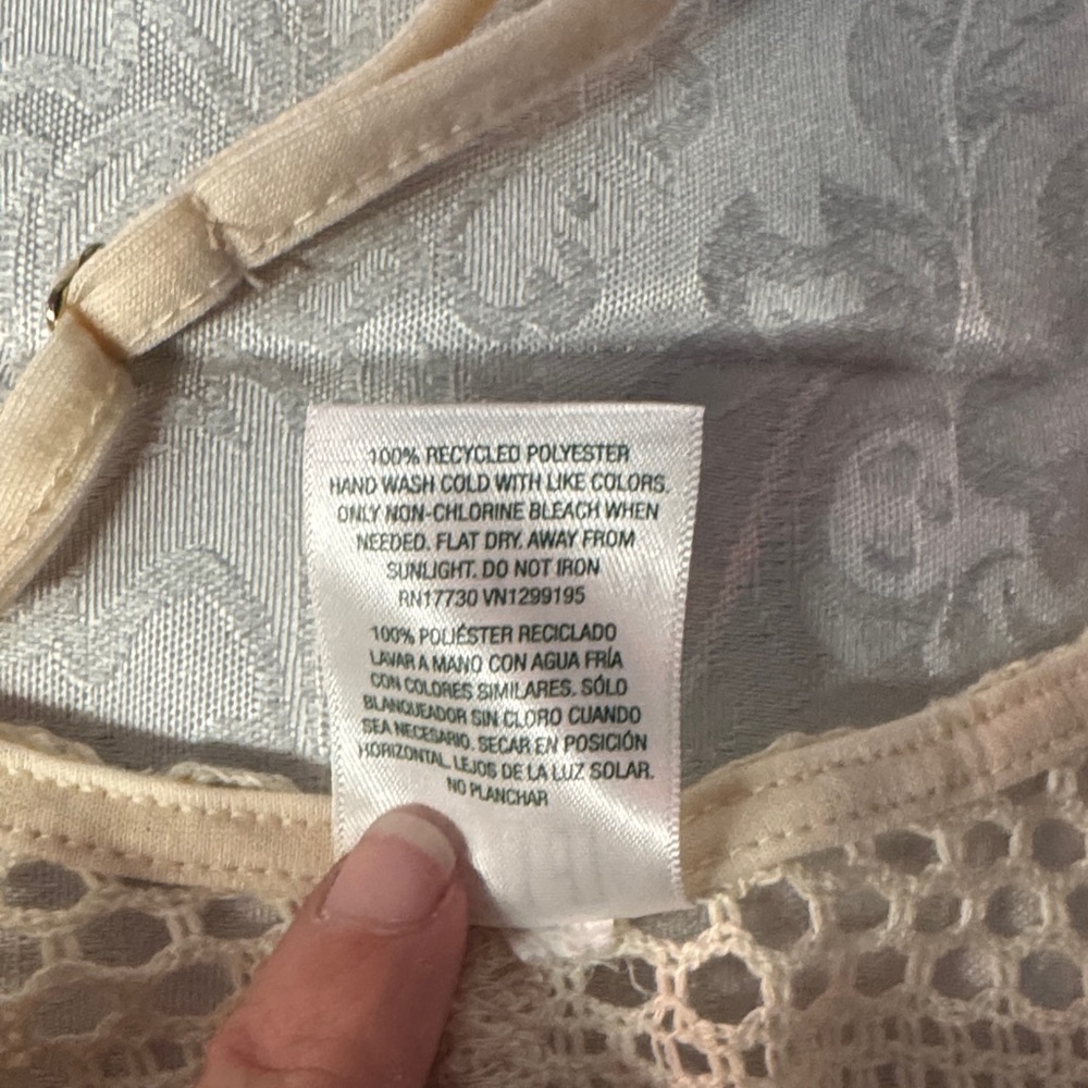 Wild Fable Cream Crochet Swim Coverup - Picture 3 of 4